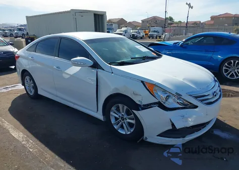 2014 Hyundai Sonata Gls z USA, uszkodzony, nr VIN 5NPEB4ACXEH885253